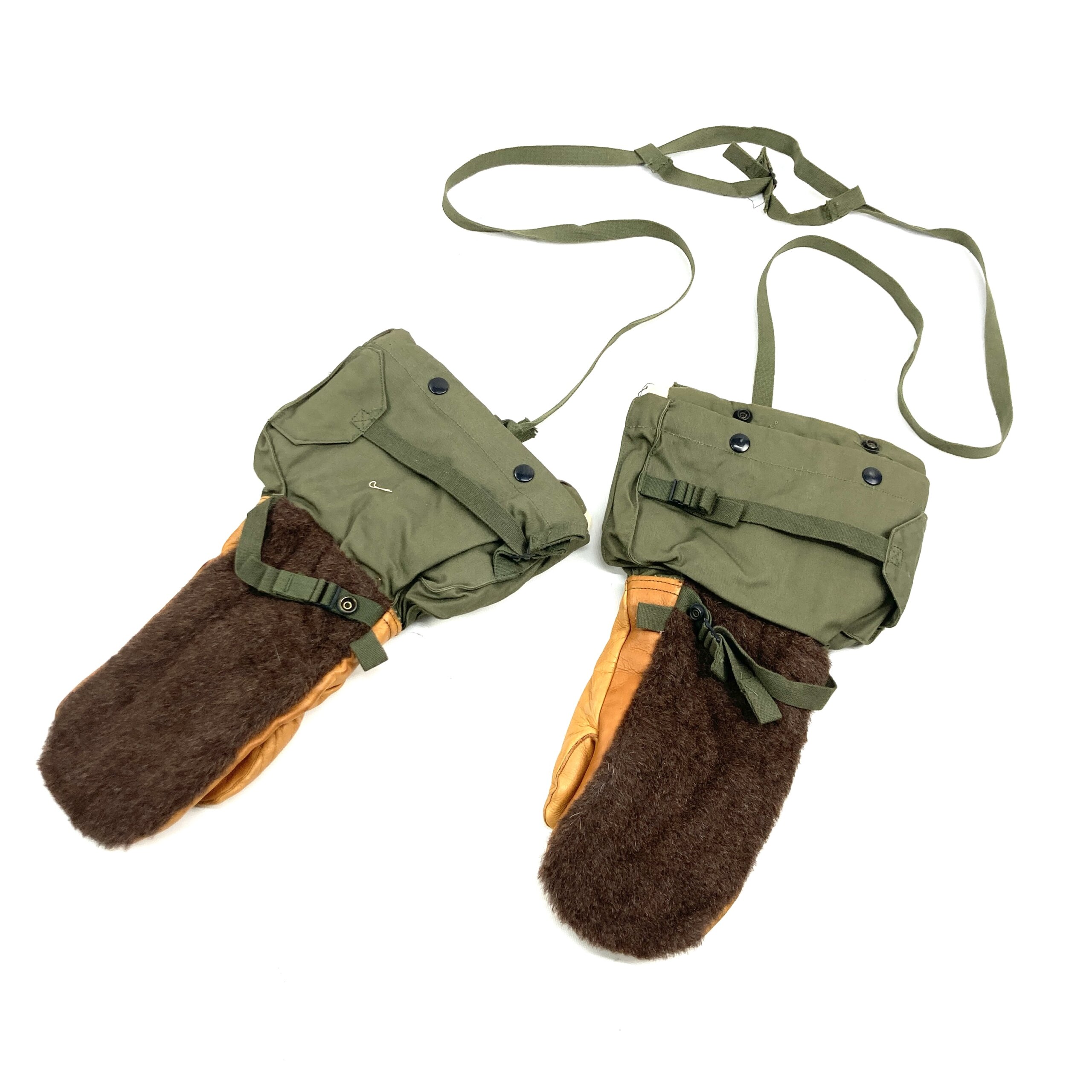 USGI Extreme Cold Weather Mittens, OD Green [Genuine Issue]