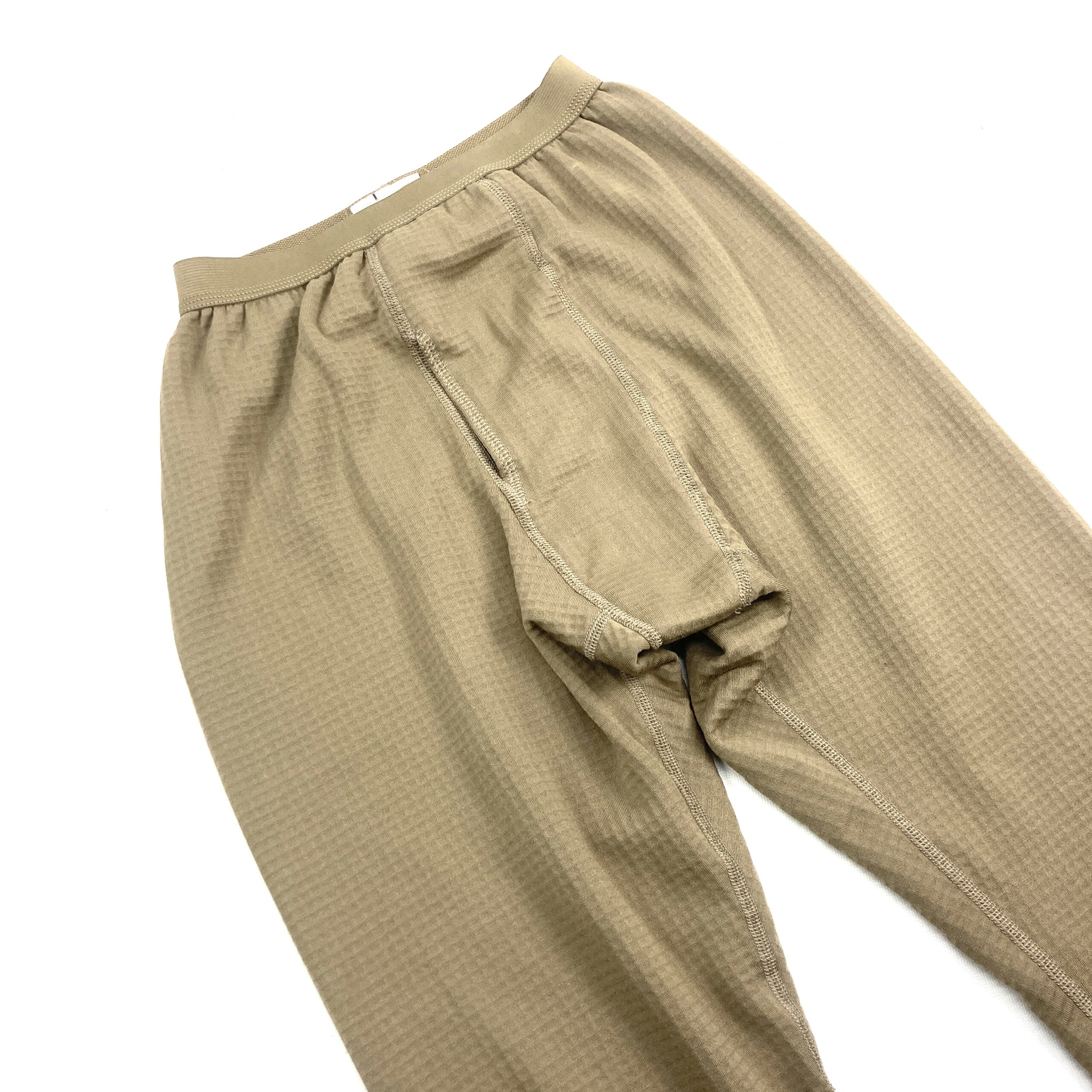 US Army Level 2 Grid Fleece Thermal Pants, Coyote - Image 3
