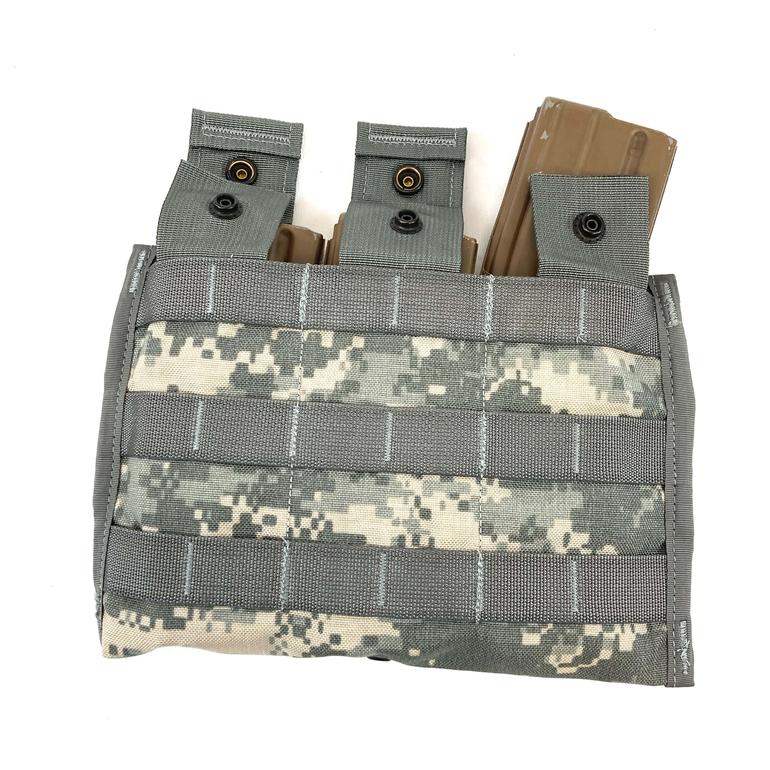 4 count USGI Molle II 2 Mag Double 30 Round Magazine Pouch Woodland 