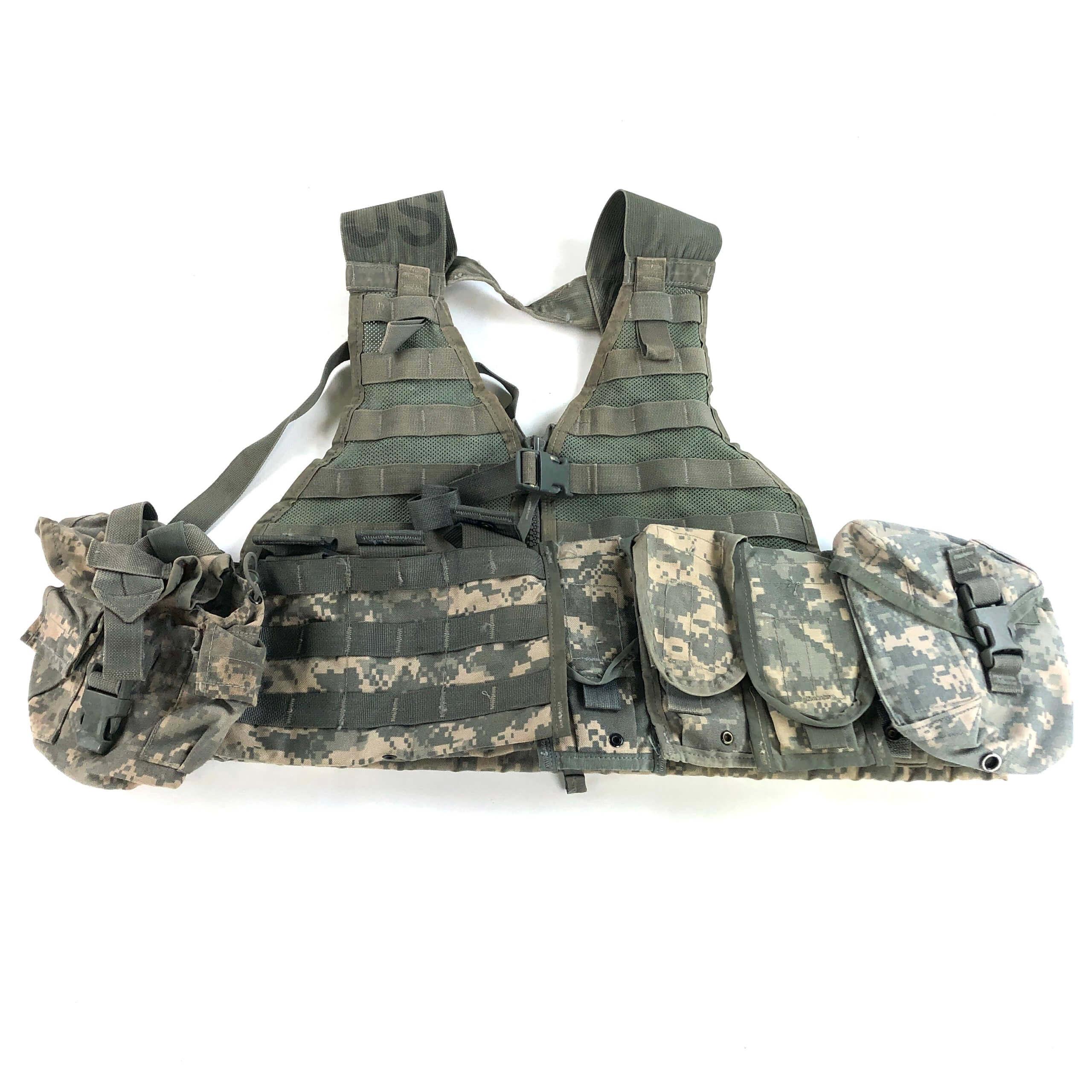 MOLLE II Heavy Duty US GI Army Military FLC Load Bearing Vest ACU w/o attachment 