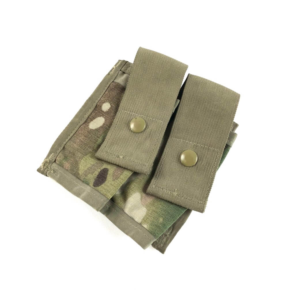 Coyote brown NEW !! ARMY SURPLUS Dbl 40mm Pyrotechnic Pouch 