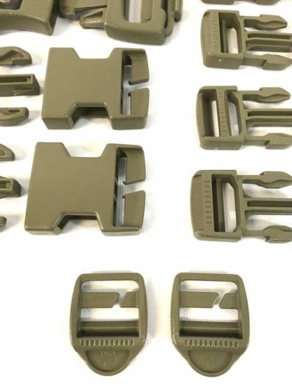 16 Piece Army Molle Replacement Buckle Set