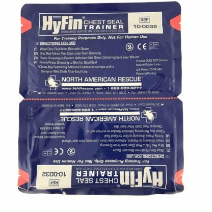 2 Pack North American Rescue Hyfin Vent Chest Seal Trainer