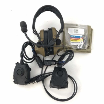 3M Peltor COMTAC/SWAT-TAC Dual Comm Headset w/ 2 PTT 88079
