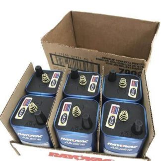 6 Pack Heavy Duty Rayovac 6V Alkaline Battery, 6 Volt Lantern Batteries