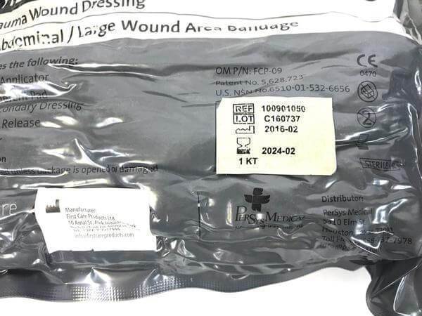 Israeli Emergency Bandage 8 Abdominal Army Bandage