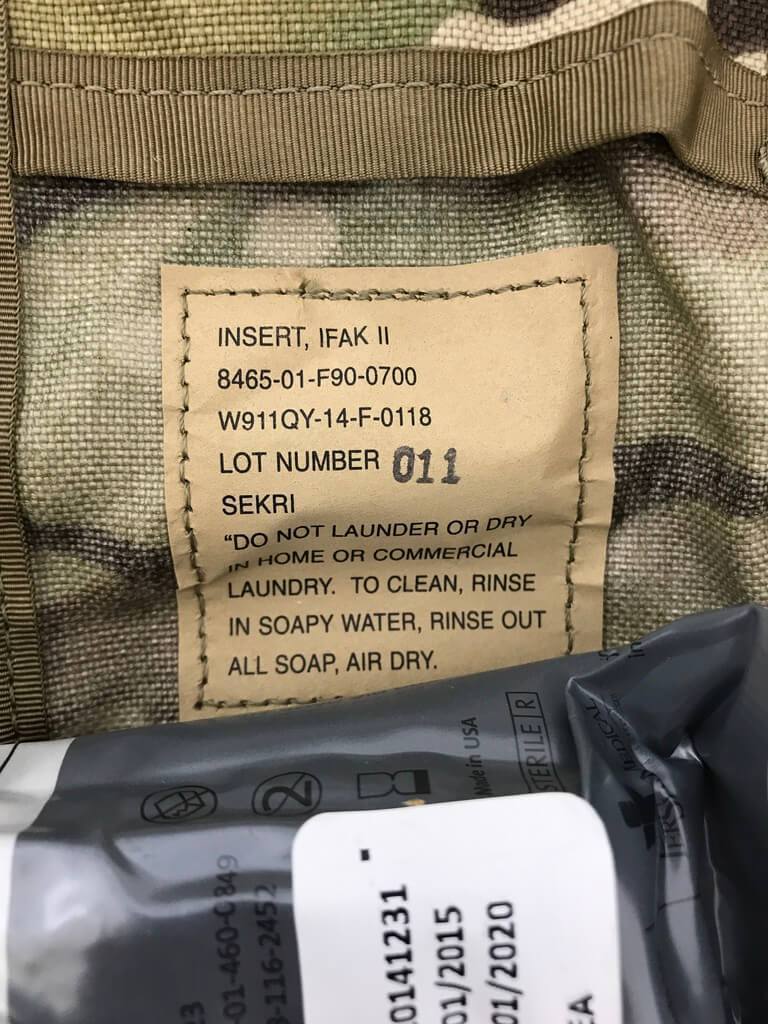 Army IFAK 2 For Sale, Complete Multicam Improved First Aid Kit