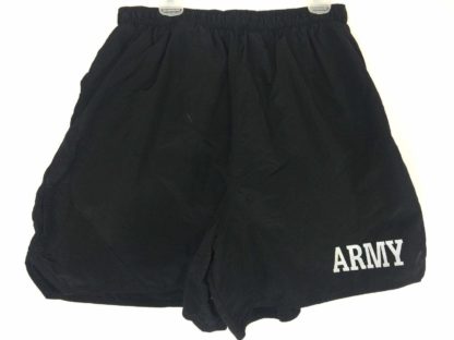 Army PT Shorts, IPFU Physical Fitness Training Trunks, Black
