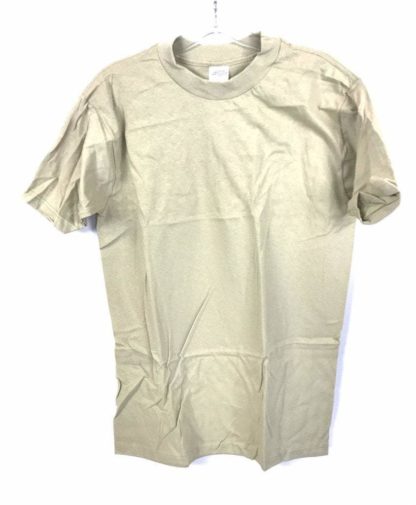 Army Sand Tan T-Shirt 3 Pack, Crew Neck Comfort Combed Cotton Shirts by CAC