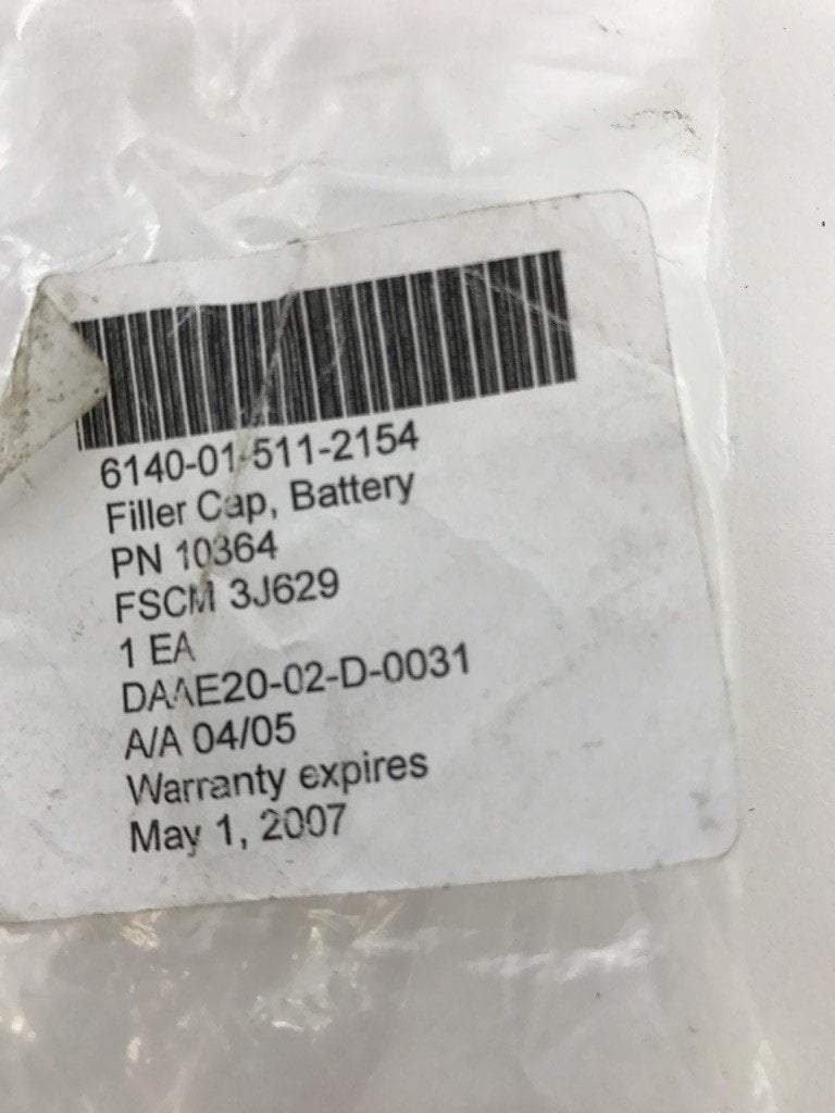 Battery Filler Cap for M68 Sight, P/N 10364