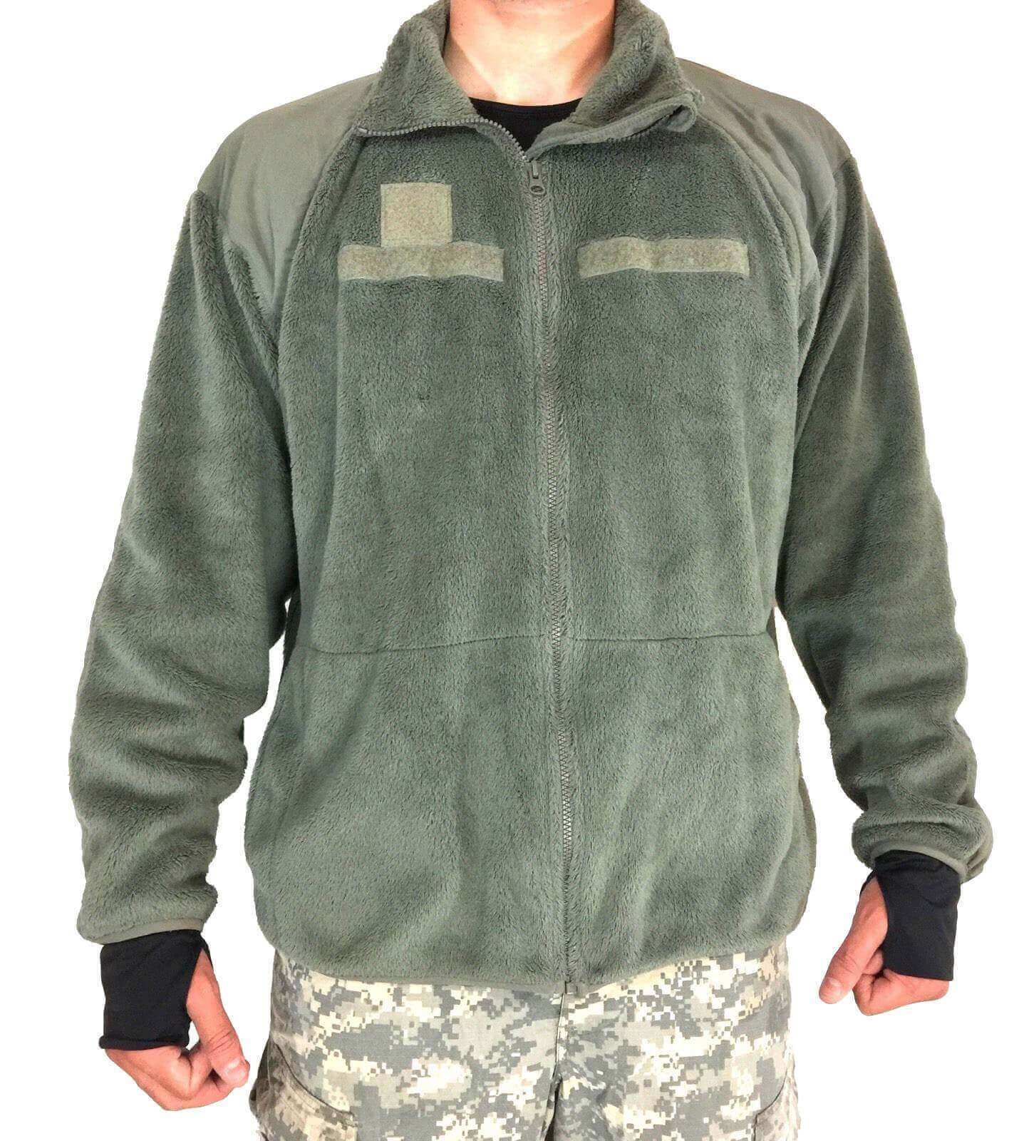 New Polartec U.S Military Surplus Gen III Fleece Jacket Foliage Green Small Long 