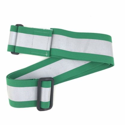 Green Reflective Elastic PT Belt with Buckle