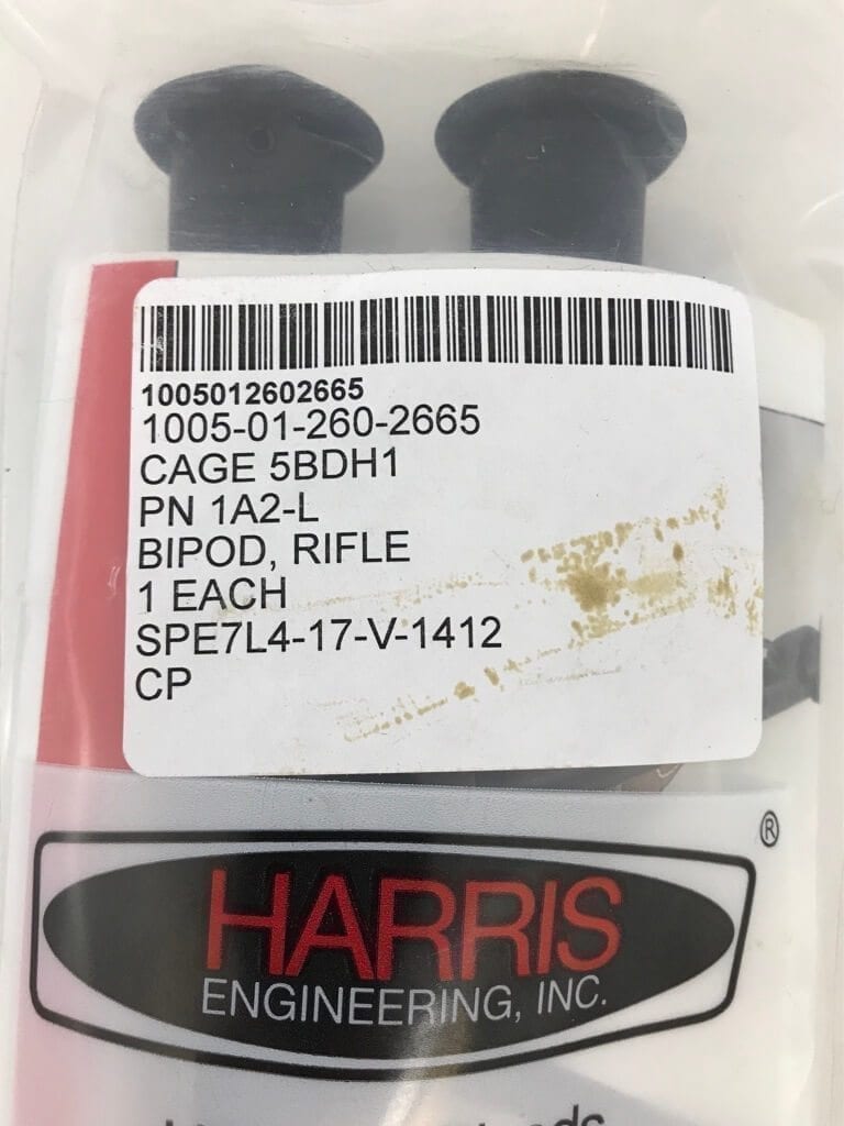 Harris Rifle Bipod, Ultralight Series Army Surplus