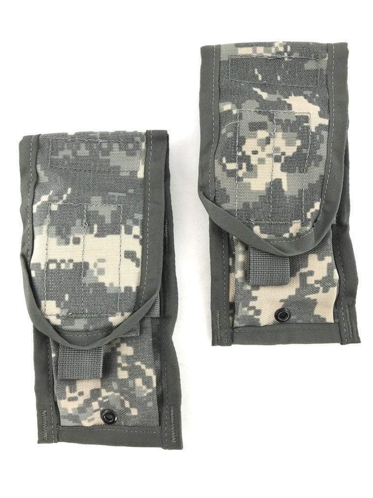 Lot of 5 ACU Double Mag Pouch Army MOLLE Camo USGI Military 2 Mag Pouches VGC