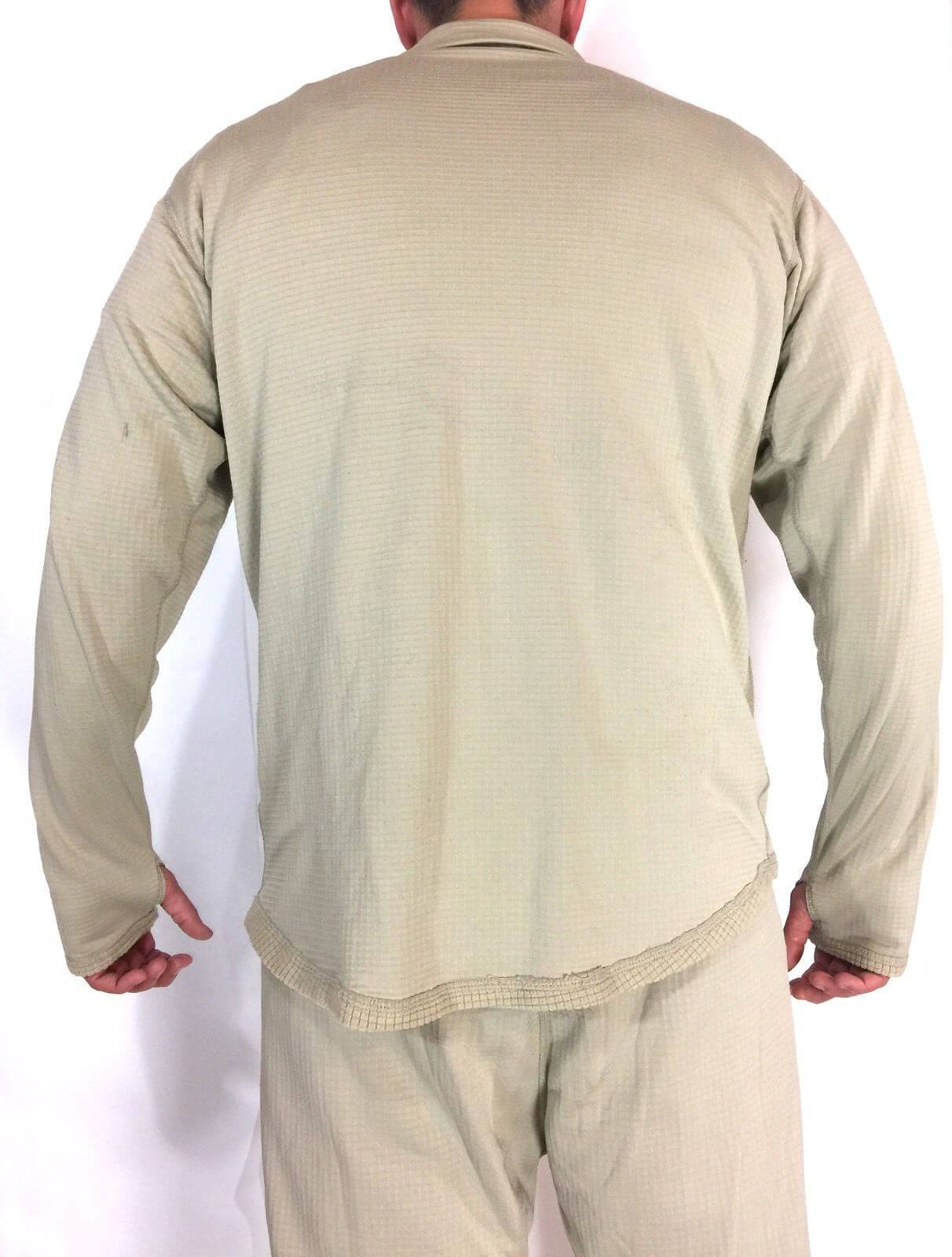 New Other Undershirt polypro brown 1/4 zip shirt USGI cold weather ECW 