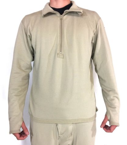 Army Waffle Top Military Thermal Undershirt, ECWCS LEVEL 2 Mid Weight Shirt