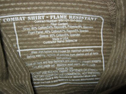 Multicam Army Combat Shirt (ACS), Military Issue Flame Resistant