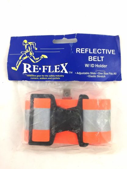 Orange Reflective Elastic PT Belt with Buckle