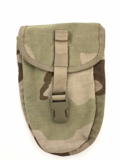 Pre-owned Army Desert Camo E-tool Pouch, Entrenching Tool Carrier