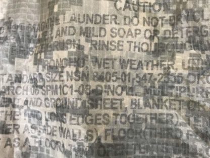 Pre-owned Army Issue ACU Poncho, Wet Weather