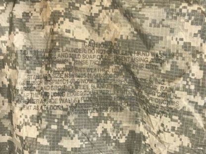 Pre-owned Army Issue ACU Poncho, Wet Weather