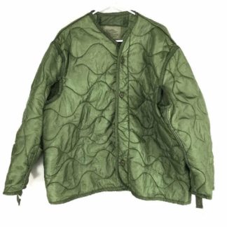 Pre-Owned Military M65 Field Jacket Liner, Quilted Cold Weather Olive Drab Coat Army Issue