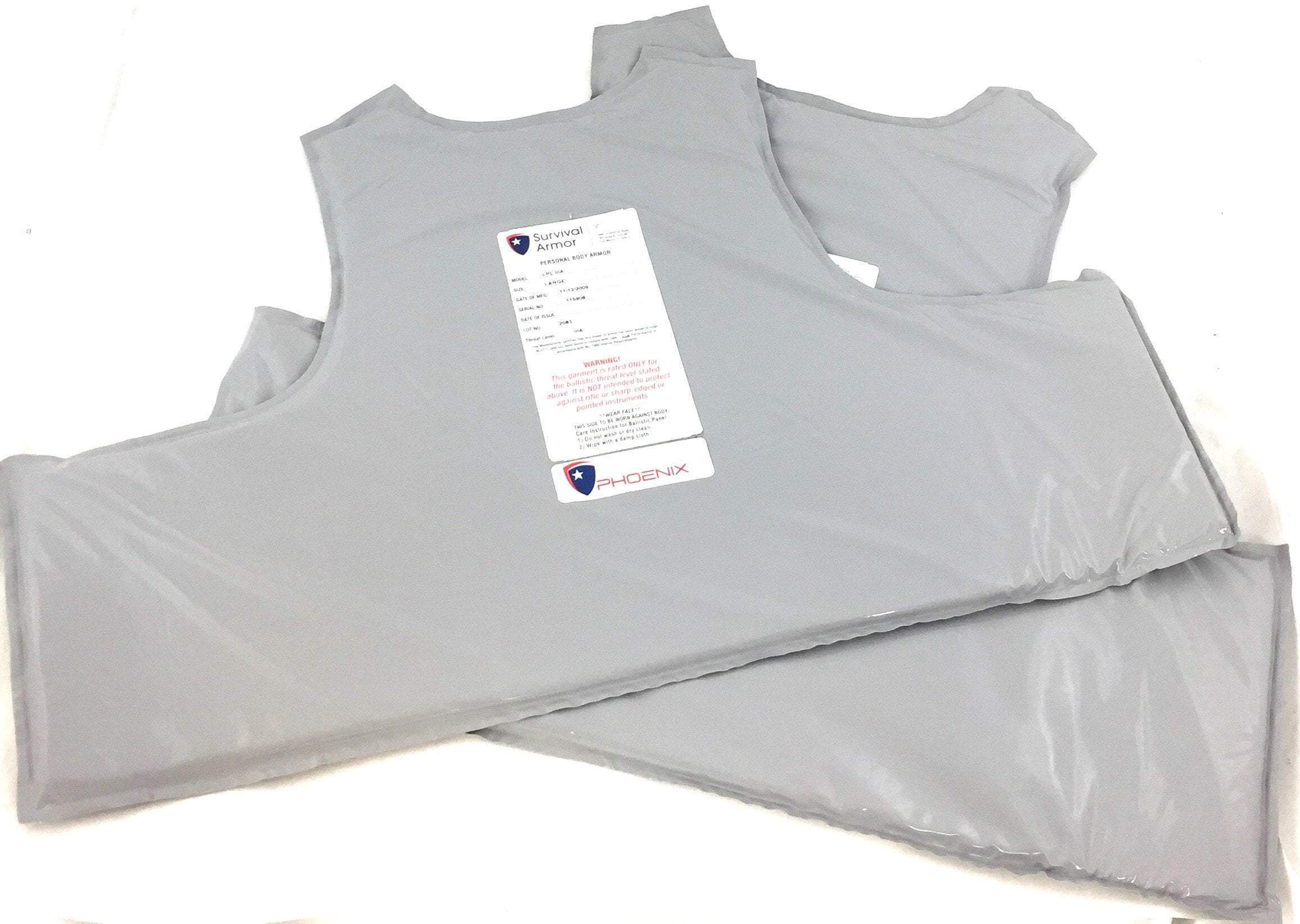 Survival Armor Phoenix Personal Body Armor IIIA Inserts, Large
