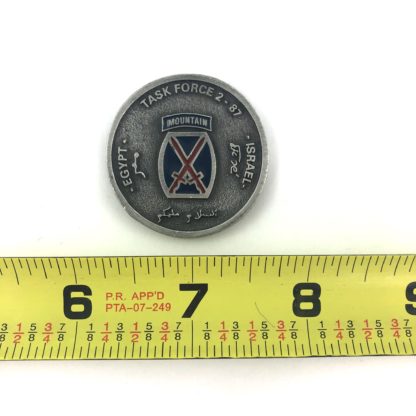 10th Mountain Division, TF 2-87 Challenge Coin