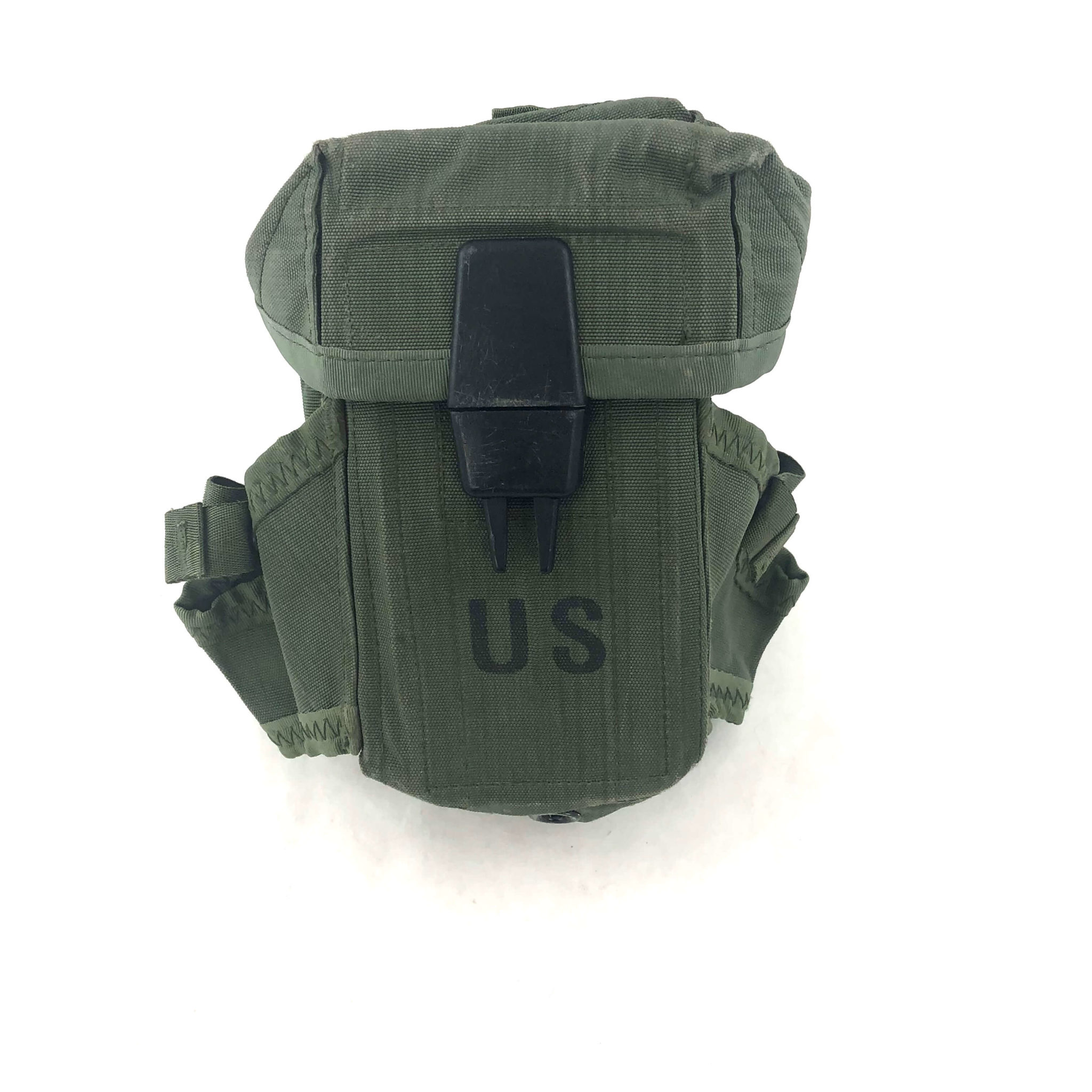 US Military Army 9MM Magazine Ammo Pouch W/ Alice Clips OD Green NOS 