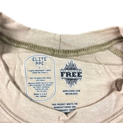 US Army Fire Resistant Environment Ensemble T-Shirt, 3 Pack, Tan