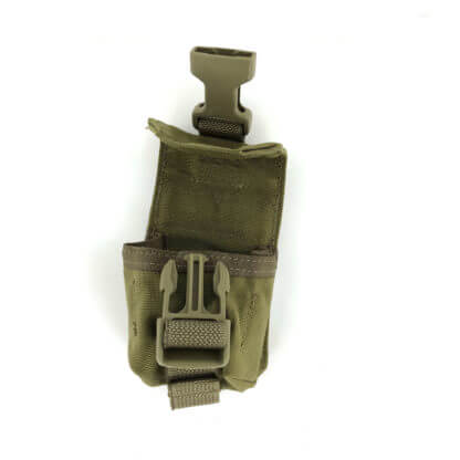 Eagle Industries Frag Grenade Pouches, Khaki, 2 Pack - Open View