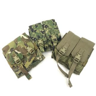 LOT OF 8 EAGLE INDUSTRIES DOUBLE MAG LIGHTWEIGHT POUCH DBL 2 MAGS PER PCH KHAKI 