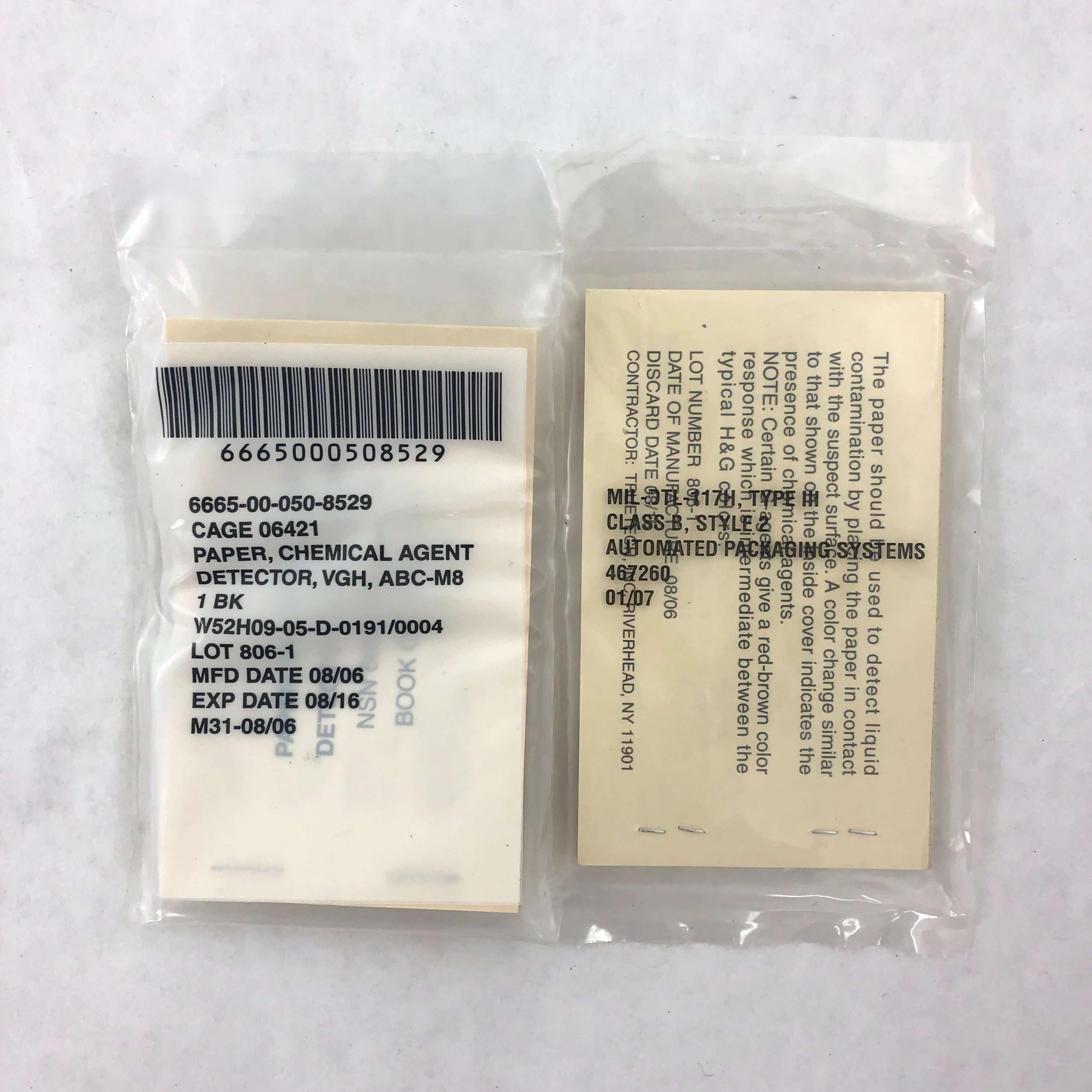 US Army M256A2 Chemical Detector Kit, UCP - Image 5