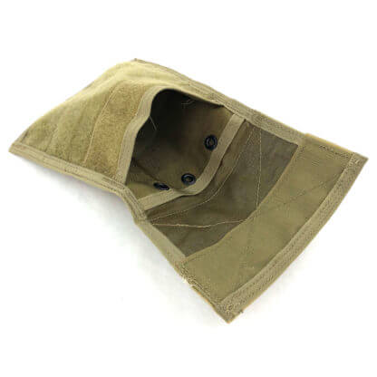 Used Eagle Industries Admin Pouch, Khaki, Open View