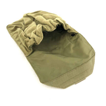 Used Eagle Industries Gas Mask pouch Khaki - Interior View