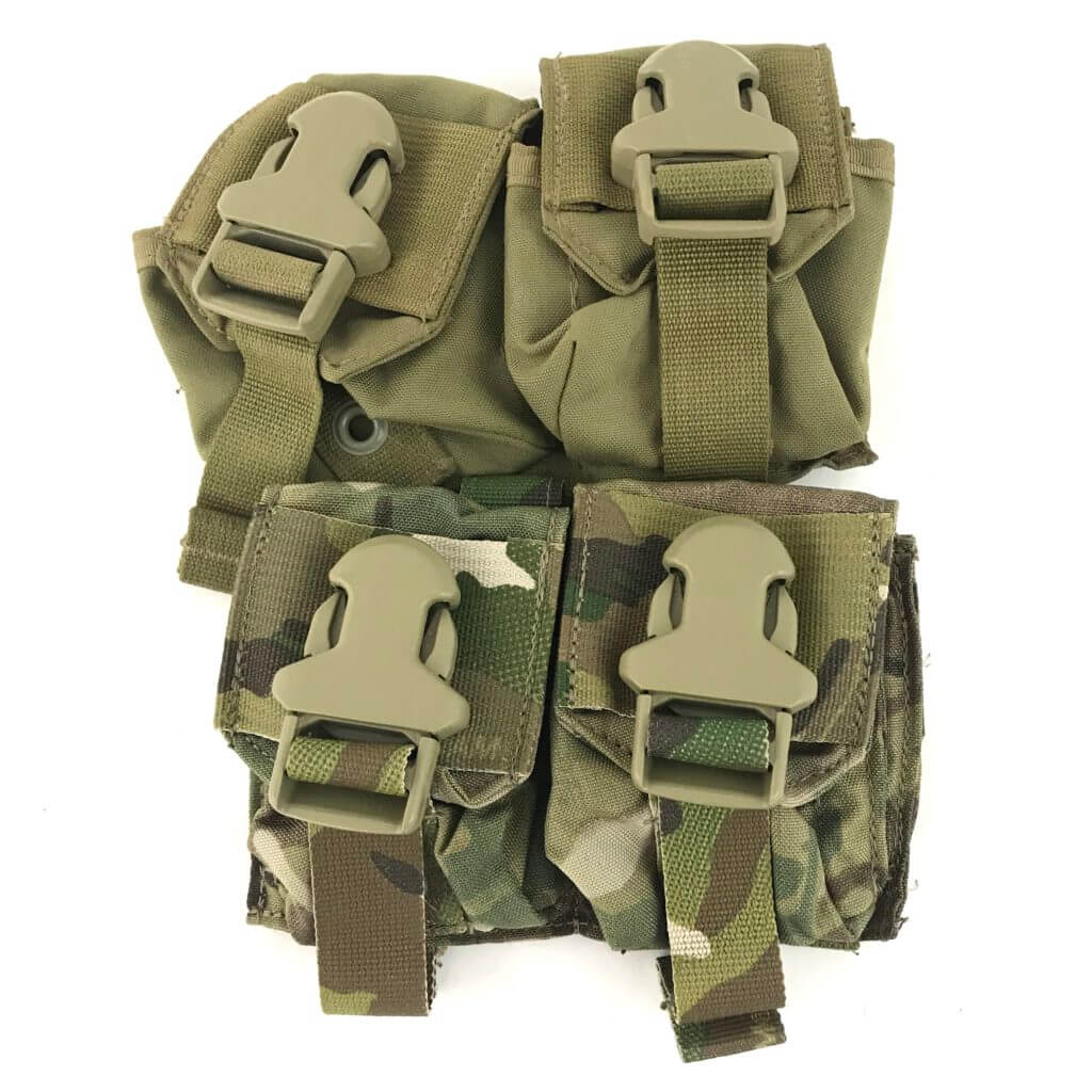 SOFLCS M67 FRAG Grenade Pouch×2 Multicam Eagle Industries SOFLCS Double Frag Grenade Pouch - Multicam