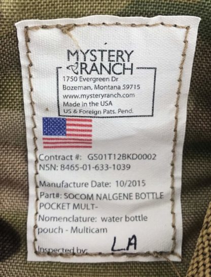 Mystery Ranch SOCOM Water Bottle Pocket, Multicam