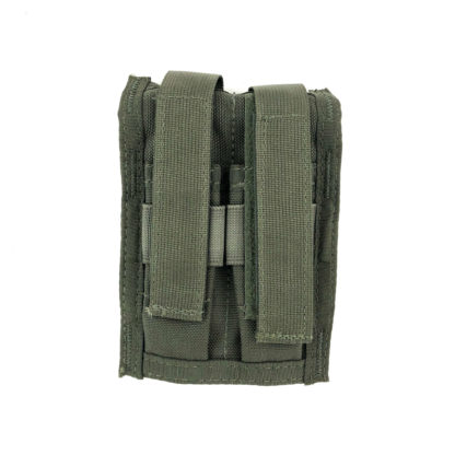 Paraclete Double 9mm Magazine Pouch, Smoke Green Front