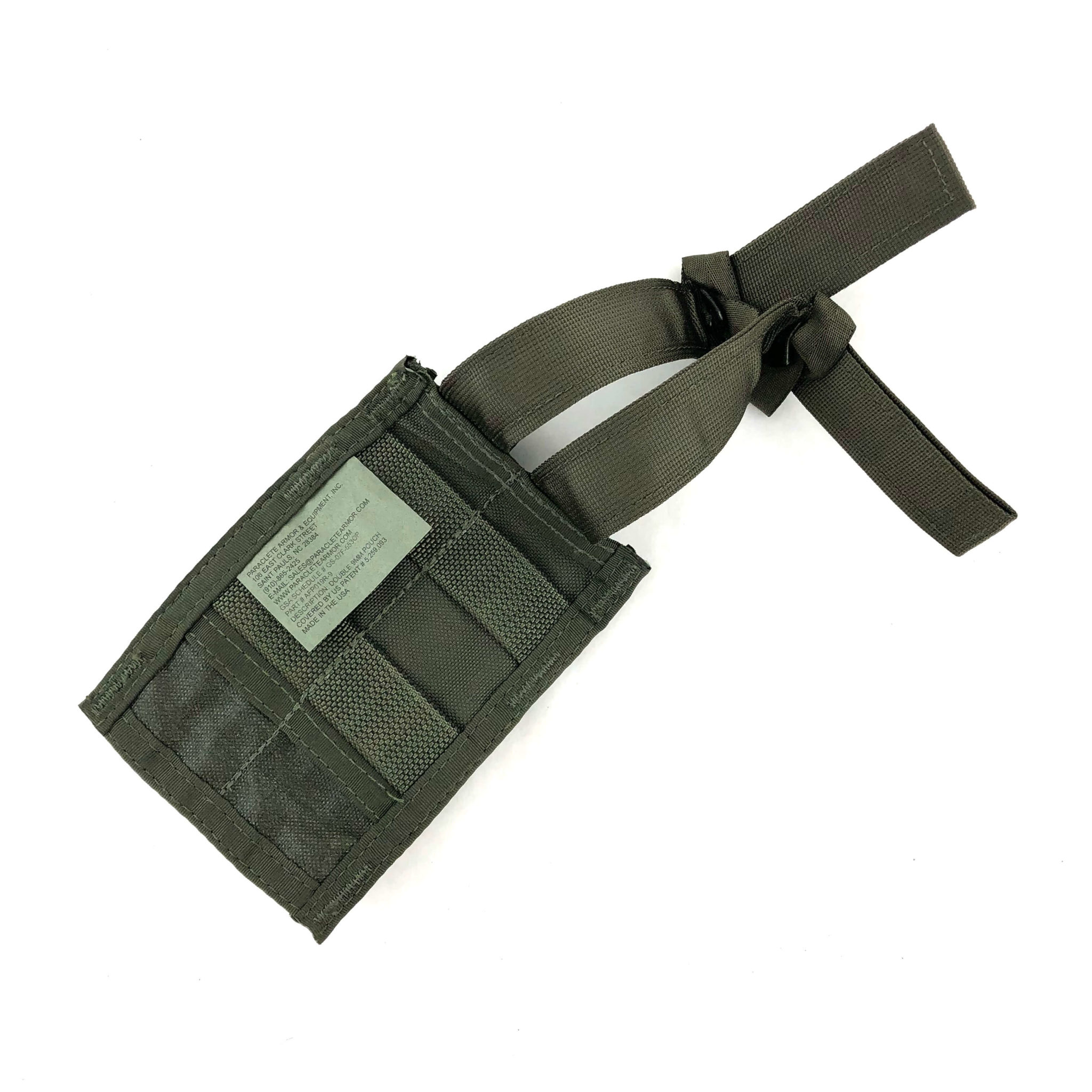 Paraclete Smoke Green Double 9mm Magazine Pouch - FAST delivery!