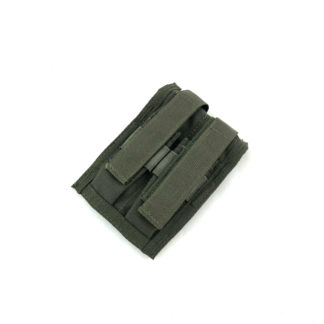 Paraclete Double 9mm Magazine Pouch, Smoke Green Overall