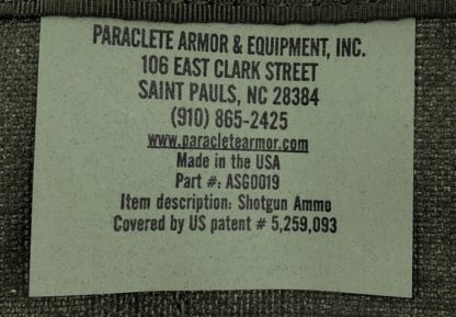 Paraclete Shotgun Ammo Pouch, Smoke Green Label