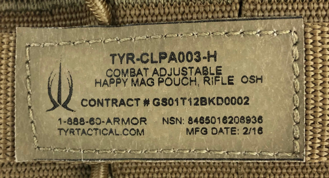 TYR Tactical Combat Adjustable Multicam Rifle Pouch FAST Delivery