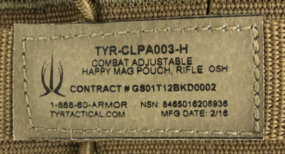 TYR Tactical Combat Adjustable Rifle Pouch, Multicam Label
