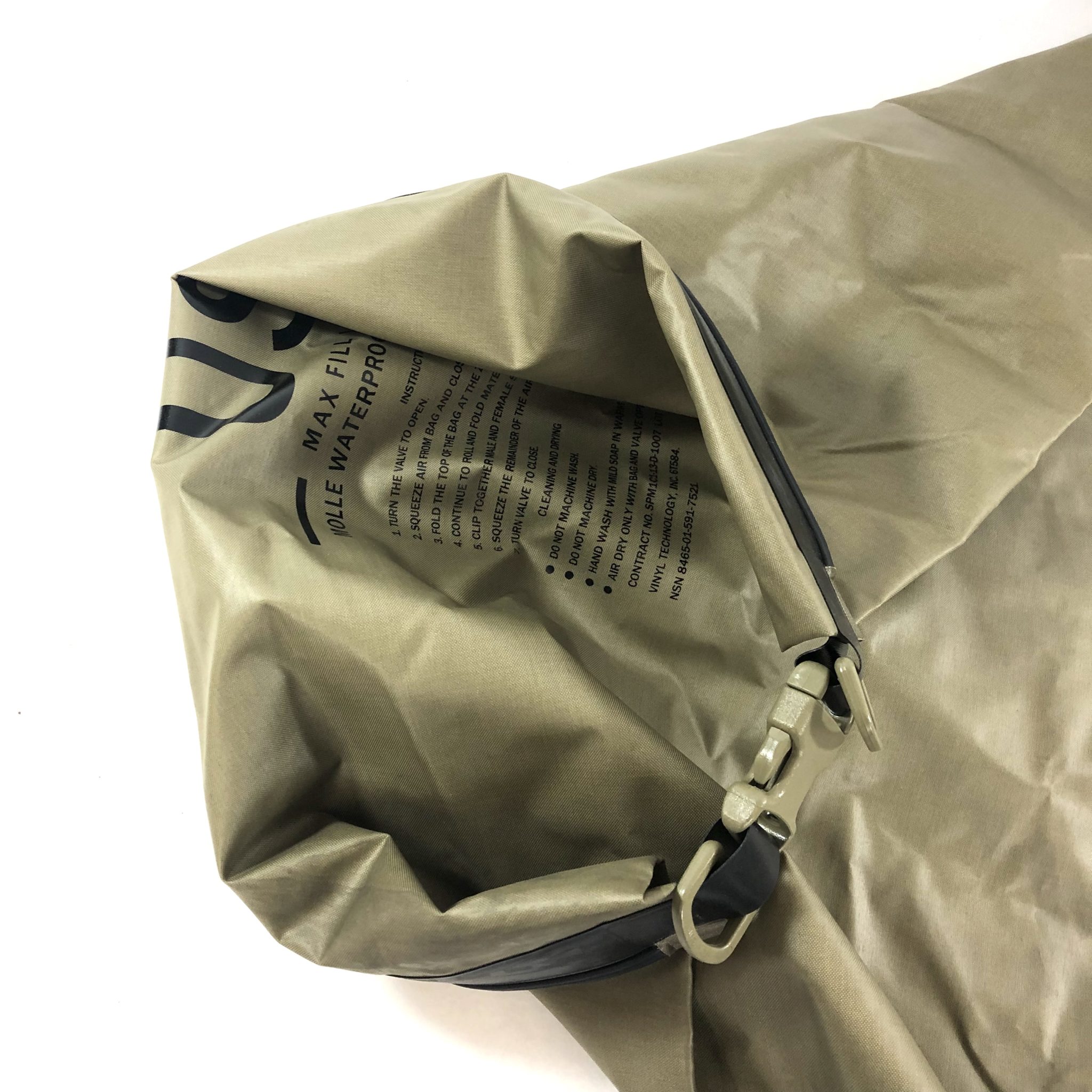 USGI Waterproof Pack Liner, Tan [Genuine Army Issue]