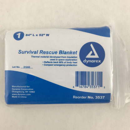 Survival Rescue Thermal Blanket Single In package