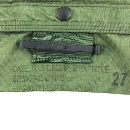 USGI M16A1 Small Arms Maintenance Kit Pouch 2 Label