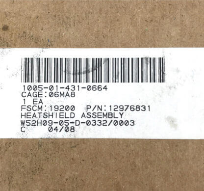M240 Heatshield Assembly Handguard Label