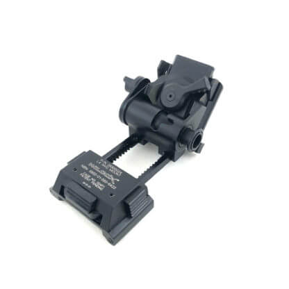 Wilcox G24 NVG Mount, Black 28300G24-B - Front View