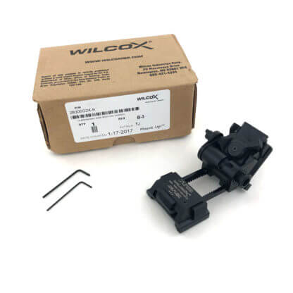 Wilcox G24 NVG Mount, Black 28300G24-B - Complete Kit