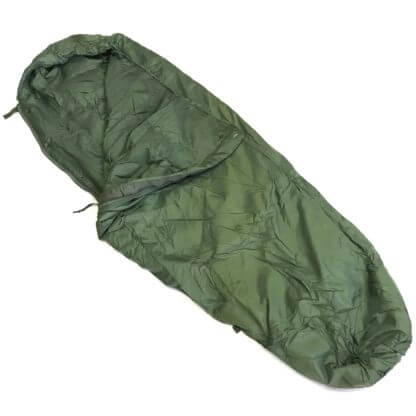 Military Issue Green Patrol Sleeping Bag for BDU MSS - Overall View